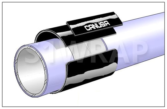 Рулонна манжета Canusa Wrap для ремонту та ізолювання магістральних трубопроводів
