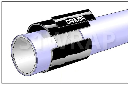 Рулонная манжета Canusa Wrap для ремонта и изоляции магистральных трубопроводов