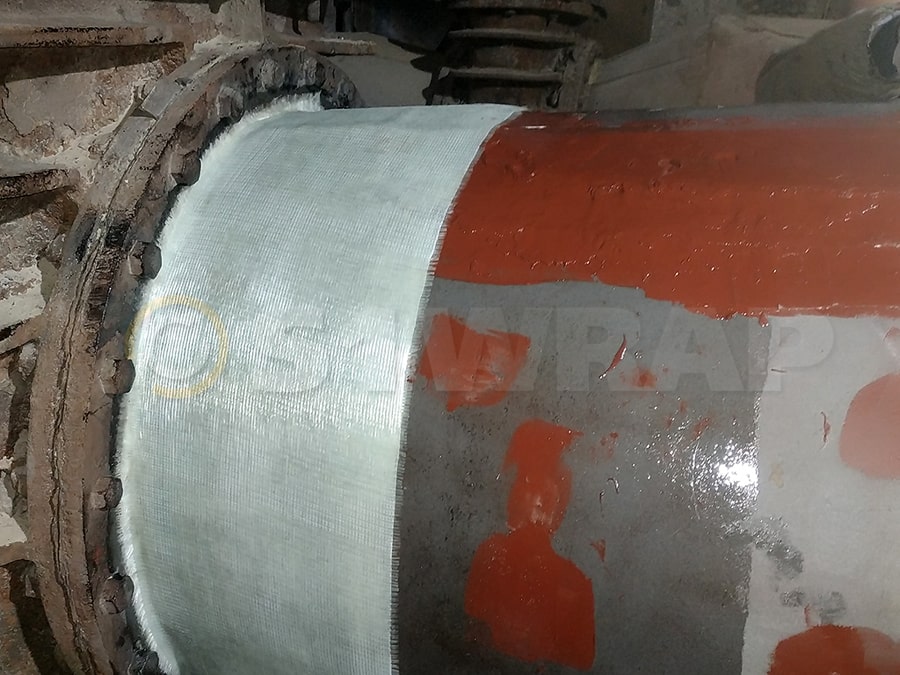 Ремонт трубопровода канализации TurboWrap — фото 6